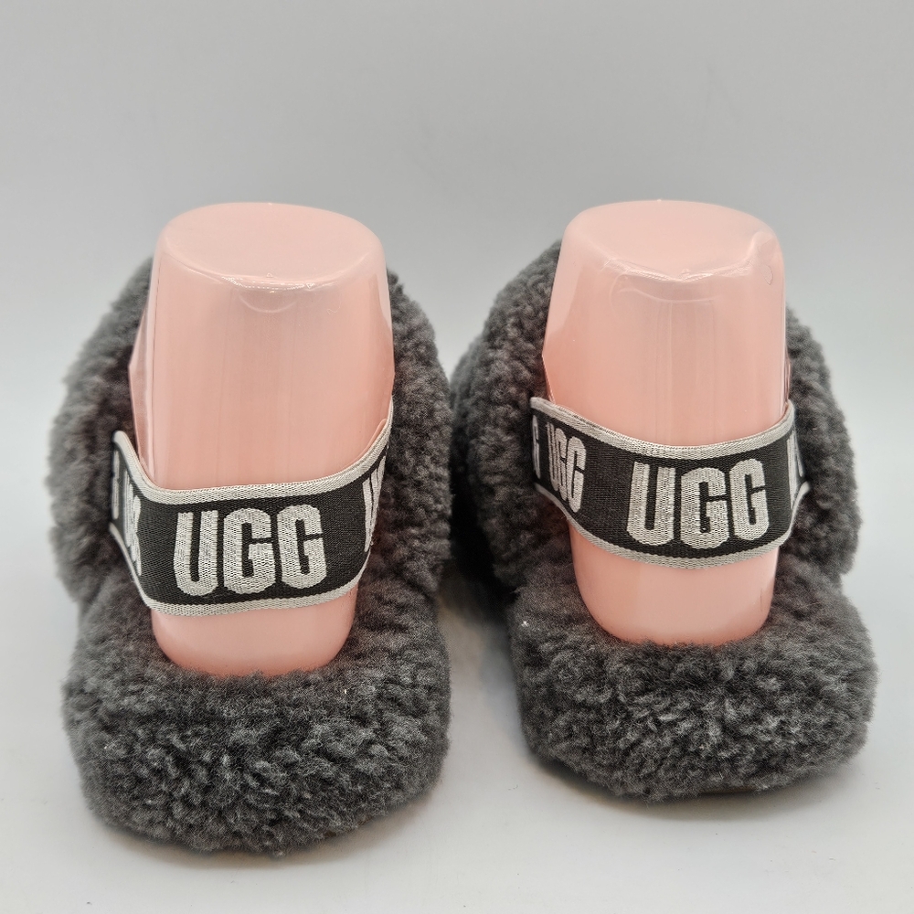Ugg Classic fluffy sherpa slippers size 5 - Picture 9 of 16